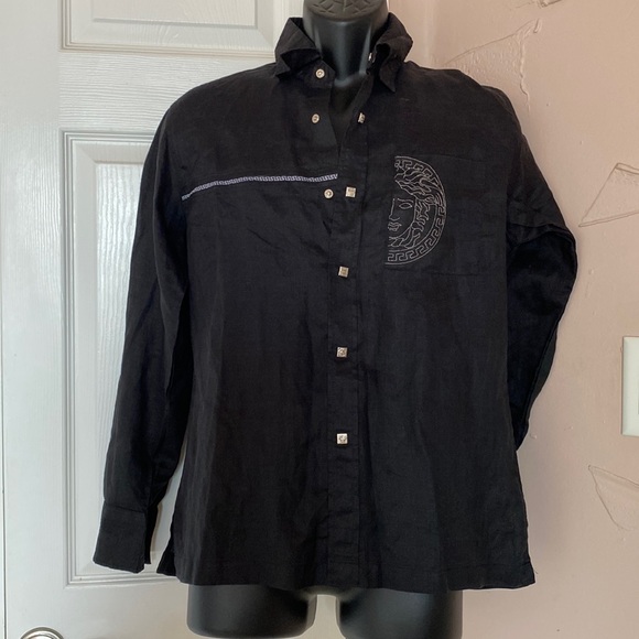 Brand New Vintage Versace Jeans Conture Button Up - Picture 1 of 3